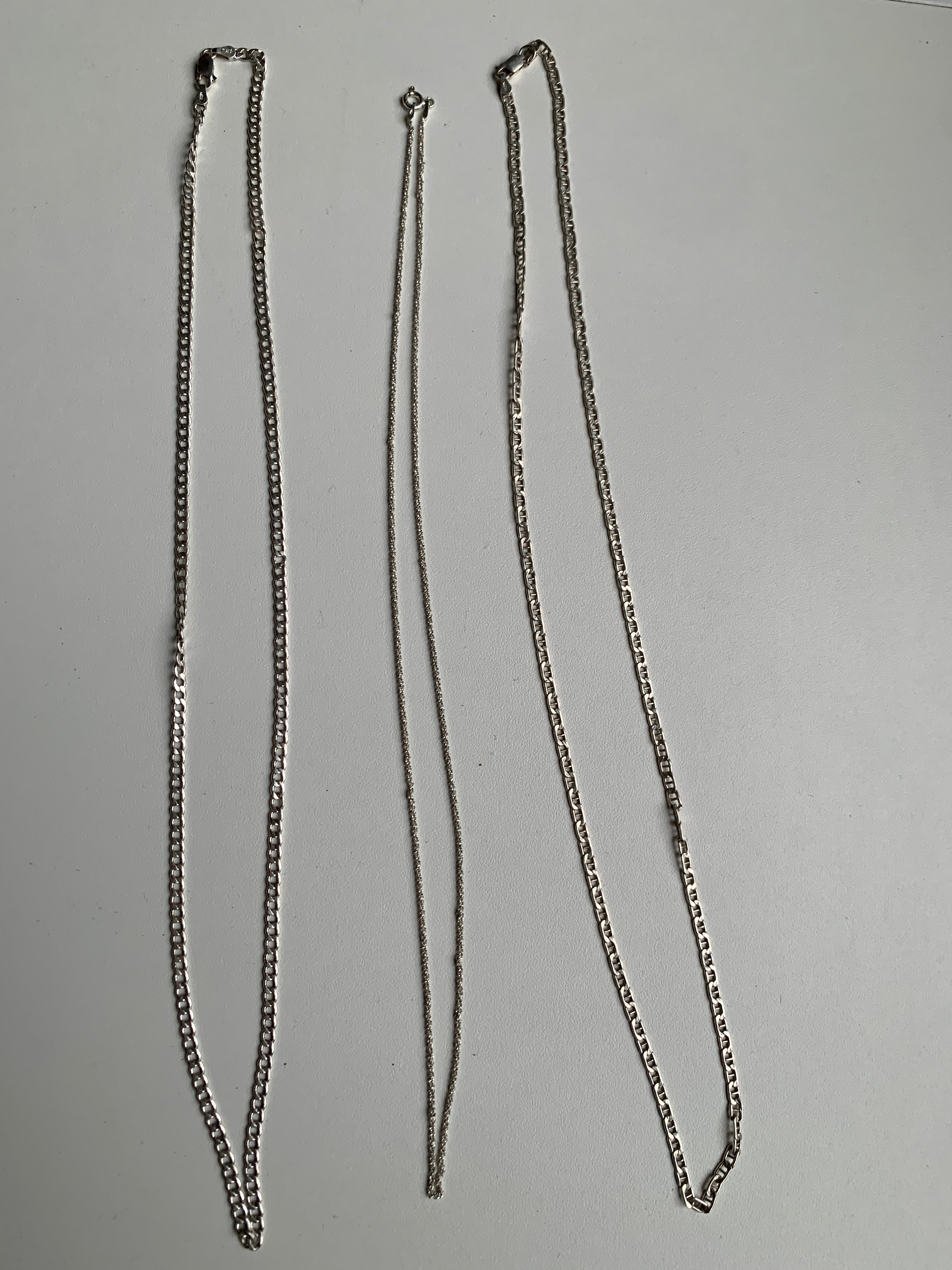 Cadenas en plata 925