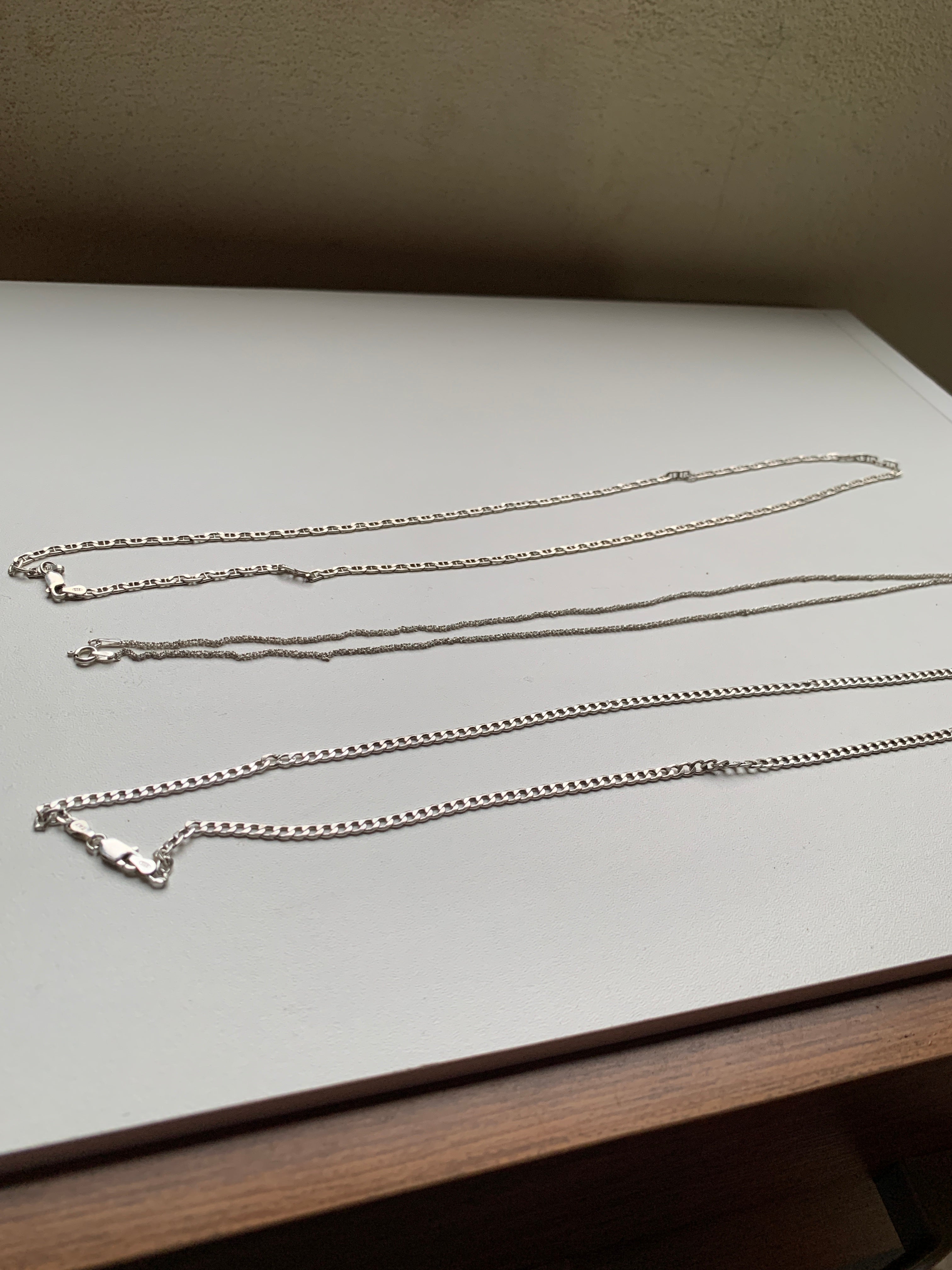 Cadenas en plata 925